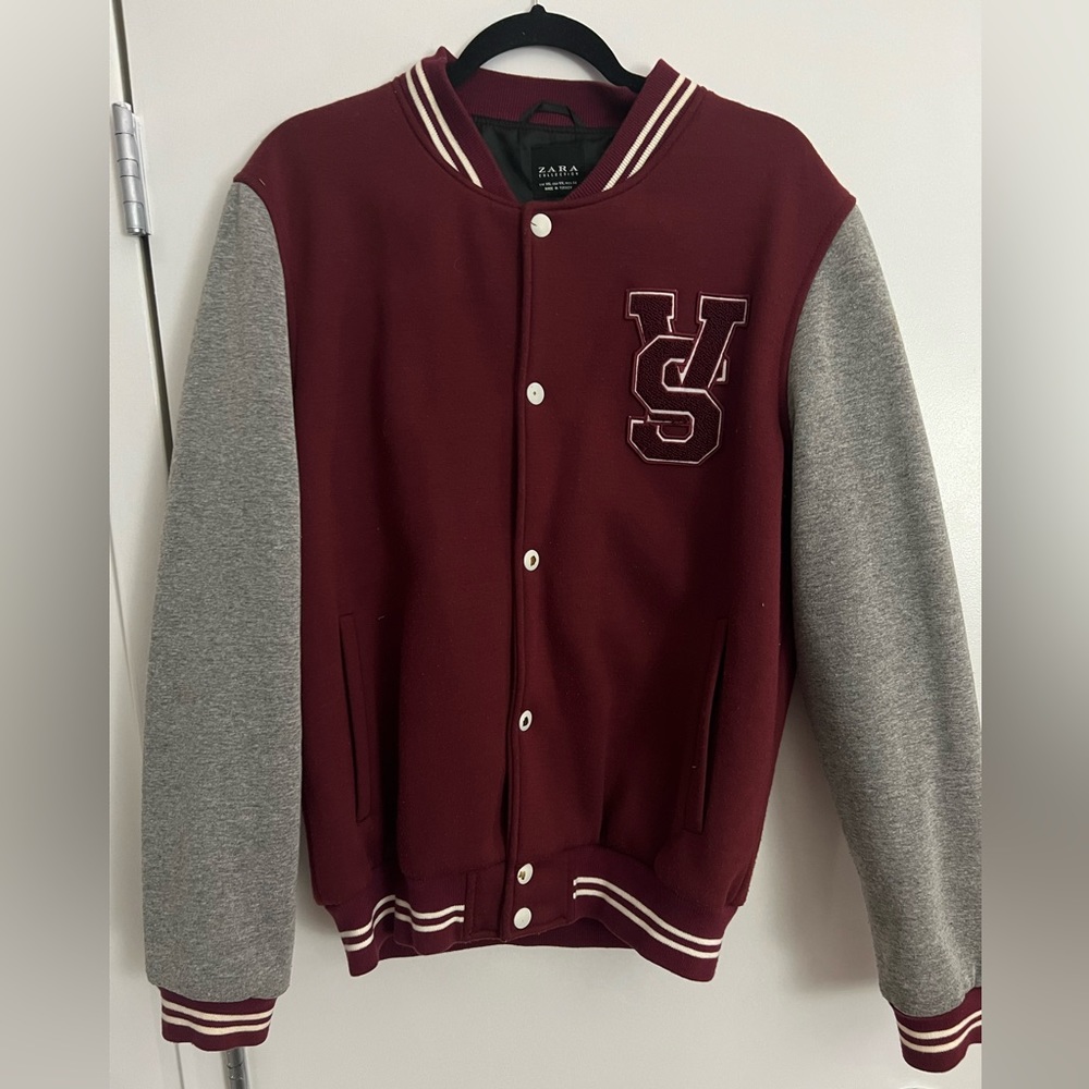 Zara Varsity jacket size 2XL , can be styled as the inspo pictures provided.